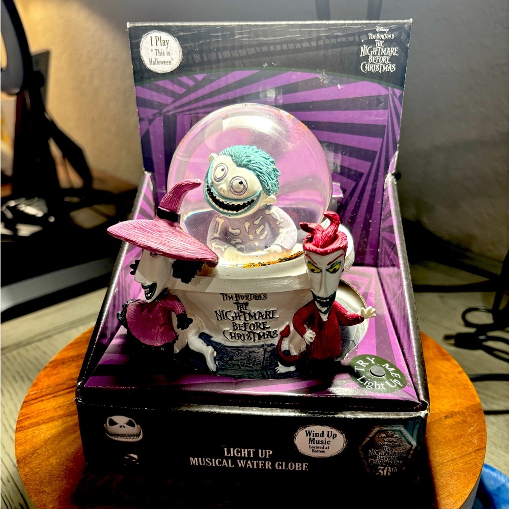 Nightmare before christmas globe!